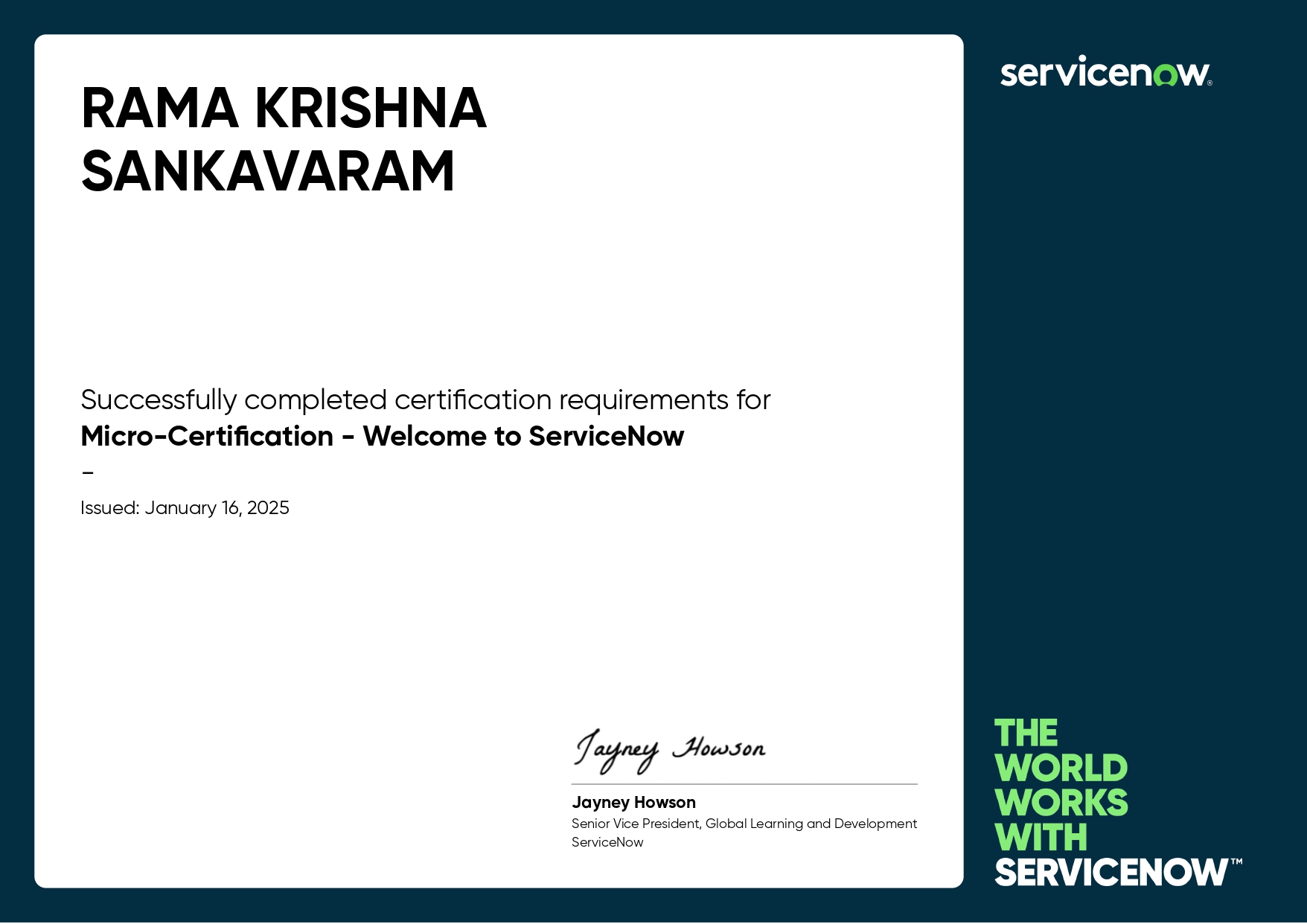 Certificate 3